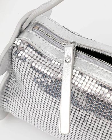 Γυναικεία Τσάντα Bolso De Hombro S. Tous Salsi Plateado