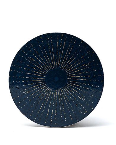 Mani - Coasters Mandala dark blue set of 6