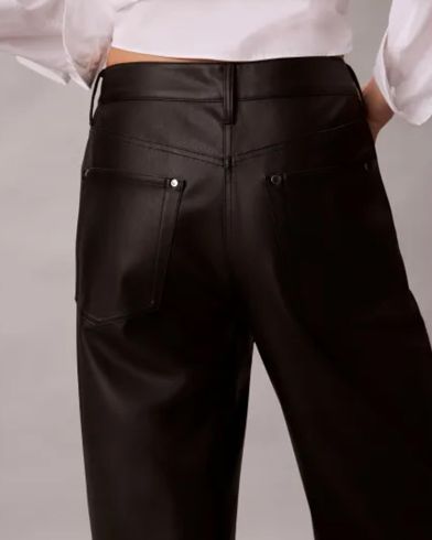 Γυναικείο Παντελόνι Calvin Klein - Faux Leather 5Pkt