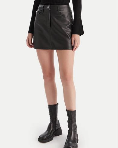 Γυναικεία Mini Φούστα Calvin Klein - Faux Leather 5Pkt