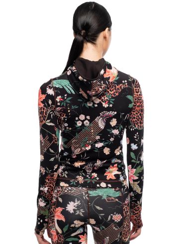 Γυναικεία Μπλούζα με Κουκούλα Peace And Chaos - Sacred Wild Fitted Active Zip