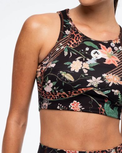 Γυναικεία Crop Μπλούζα Peace And Chaos - Sacred Wild Sports