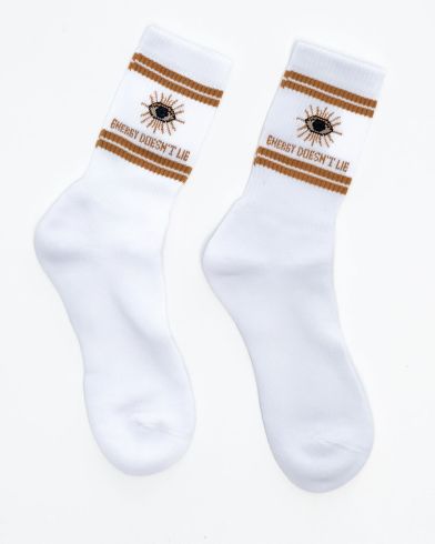 Γυναικείες Κάλτσες Peace And Chaos - 3Rd Eye White