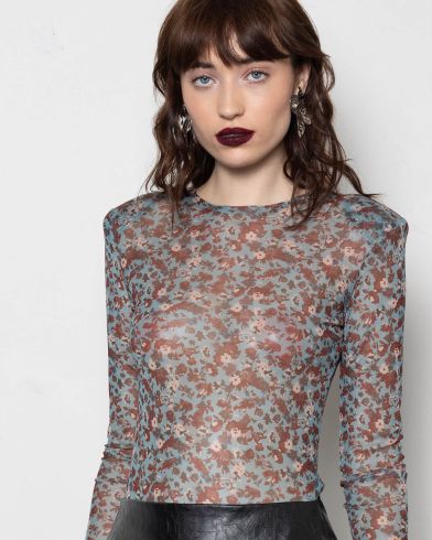 Γυναικεία Μακρυμάνικη Μπλούζα Mallory The label - Rebel roseTulle