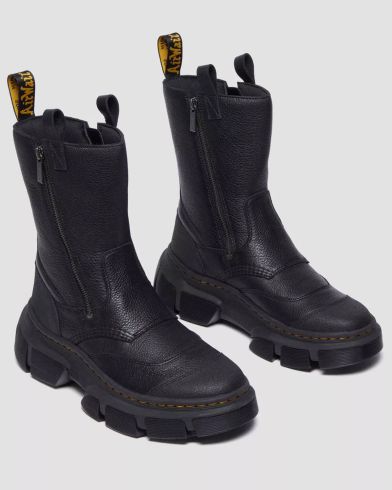 Γυναικεία Μποτάκια Dr Martens - Dmxl Rigger Lunar + Rubber Grain Leather
