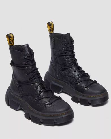 Γυναικεία Μποτάκια Dr Martens - Dmxl 8 Eye Boot Lunar + Rubber Grain Leather
