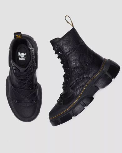 Γυναικεία Μποτάκια Dr Martens - Dmxl 8 Eye Boot Lunar + Rubber Grain Leather