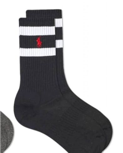 Ανδρικές Κάλτσες Polo Ralph Lauren - Class Stripe-Crew-3 Pack