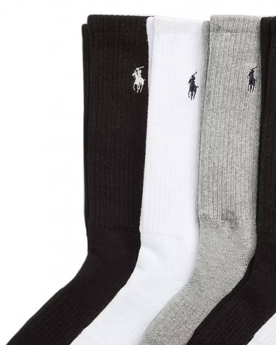 Polo Ralph Lauren - Crew 6Pk-Crew Sock-6 Pack  