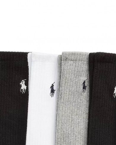Polo Ralph Lauren - Crew 6Pk-Crew Sock-6 Pack  