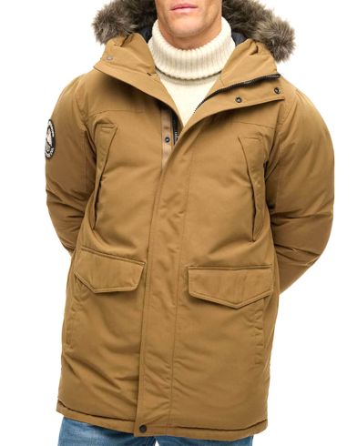 Ανδρικό Parka Jacket Superdry - D3 Ovin Everest Faux Fur