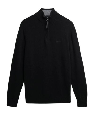 Ανδρική Μακρυμάνικη Μπλούζα Superdry - D3 Stud Wool Blend Half Zip