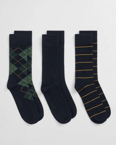 Ανδρικές Κάλτσες Gant 3 Ζευγάρια - 0334