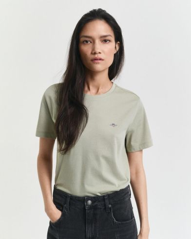 Γυναικεία Κοντομάνικη Μπλούζα Gant - 0200