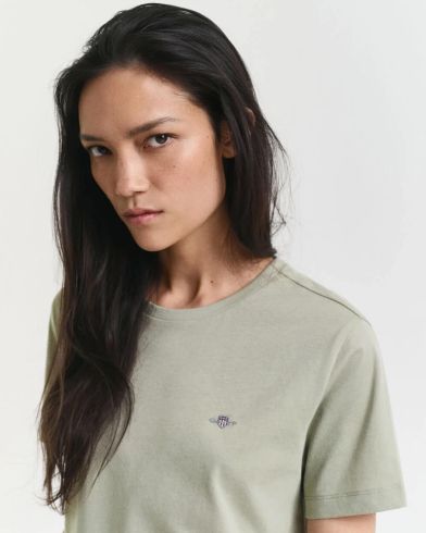 Γυναικεία Κοντομάνικη Μπλούζα Gant - 0200