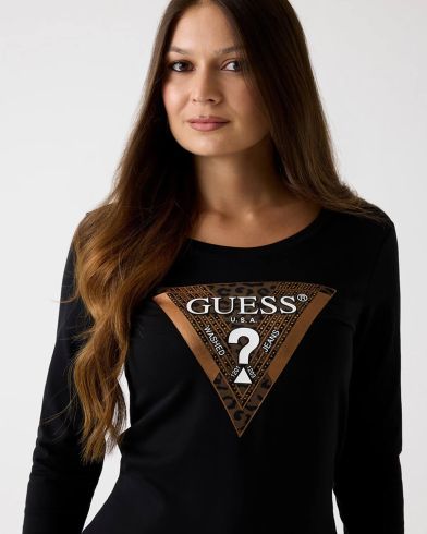 Guess - Ls Cn Leo Triangle Tee