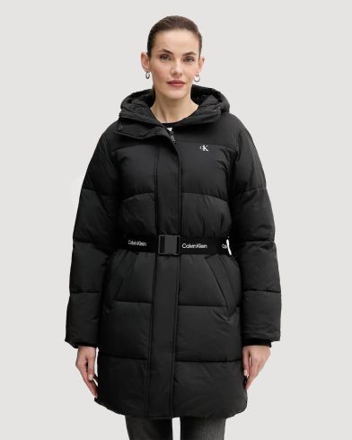 Calvin Klein - Belted Midweight Long Puffer  