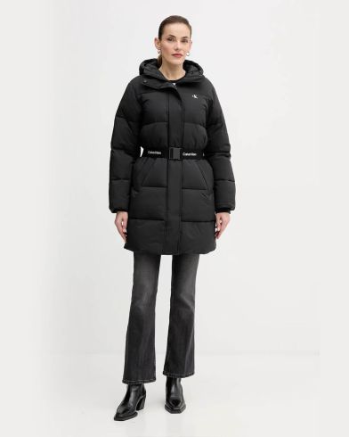 Calvin Klein - Belted Midweight Long Puffer  
