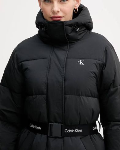 Calvin Klein - Belted Midweight Long Puffer  