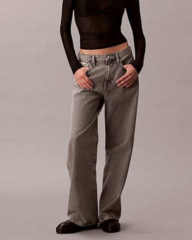 Calvin Klein - The Wide Leg Grey Sterling  