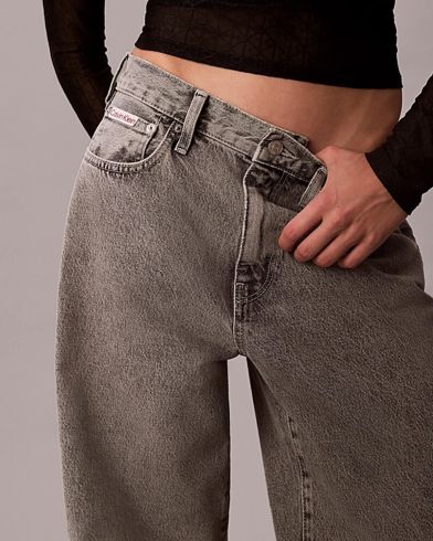 Calvin Klein - The Wide Leg Grey Sterling  