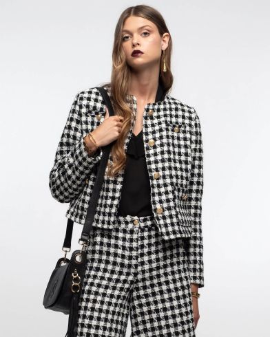 Peace And Chaos - Timeless Crope Blazer 