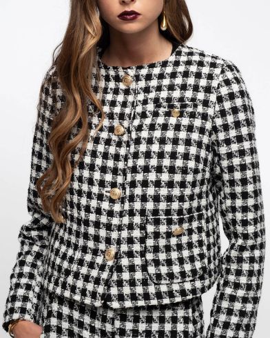 Peace And Chaos - Timeless Crope Blazer 