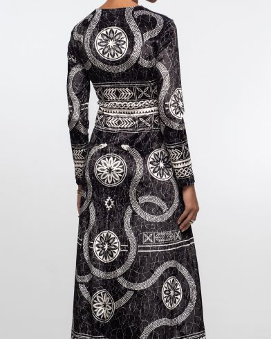 Peace And Chaos - Philosophy Long Dress  