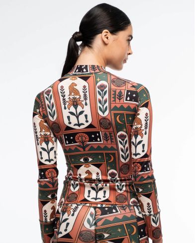 Γυναικεία Μακρυμάνικη Μπλούζα Peace And Chaos - Mystic Bloom Performance