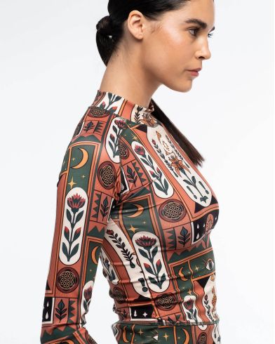 Γυναικεία Μακρυμάνικη Μπλούζα Peace And Chaos - Mystic Bloom Performance