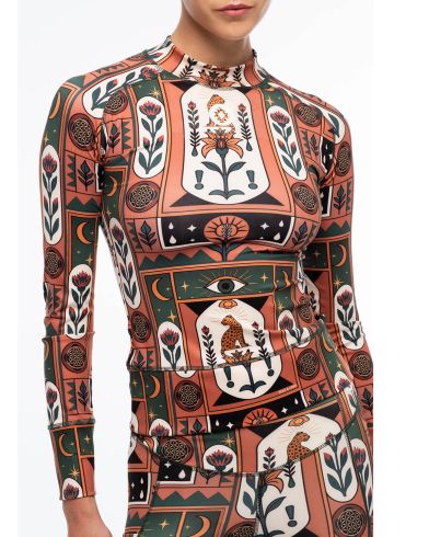 Γυναικεία Μακρυμάνικη Μπλούζα Peace And Chaos - Mystic Bloom Performance