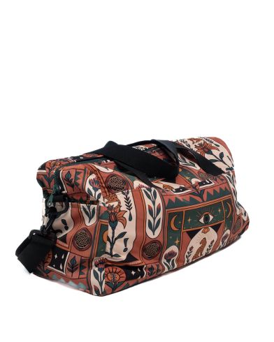 Peace And Chaos - Mystic Bloom Sports Bag