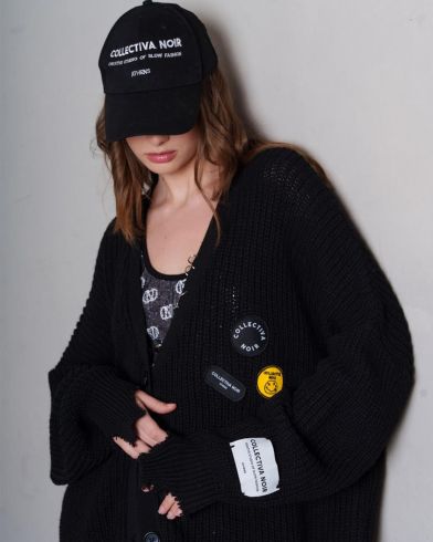 Collectiva Noir - No7 Yan Cardigan