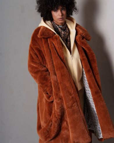 Collectiva Noir - London Fur Coat