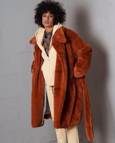 Collectiva Noir - London Fur Coat