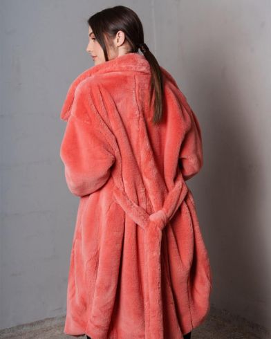 Collectiva Noir - London Fur Coat 