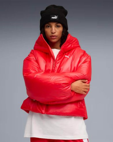 Puma - Wardrobe Ess Shiny Hooded Padded Jacket  