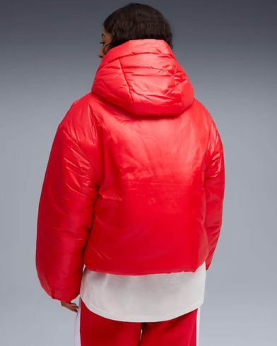 Puma - Wardrobe Ess Shiny Hooded Padded Jacket  