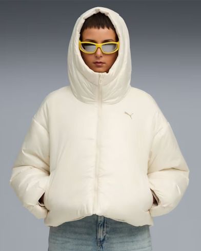 Puma - Wardrobe Ess Shiny Hooded Padded Jacket  