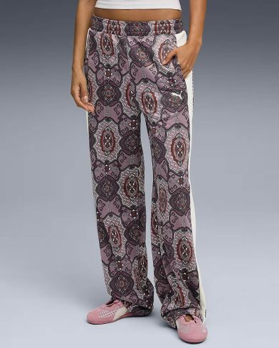 Γυναικείο Παντελόνι Puma - T7  Vintage Prep Aop Straight Track