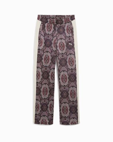 Γυναικείο Παντελόνι Puma - T7  Vintage Prep Aop Straight Track