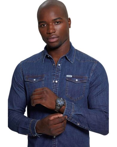 Ανδρικό Μακρυμάνικο Πουκάμισο Guess - Truckee