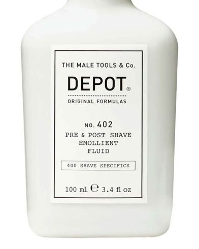 Depot - 402 Pre&Post Shave Emollient Fluid 100Ml