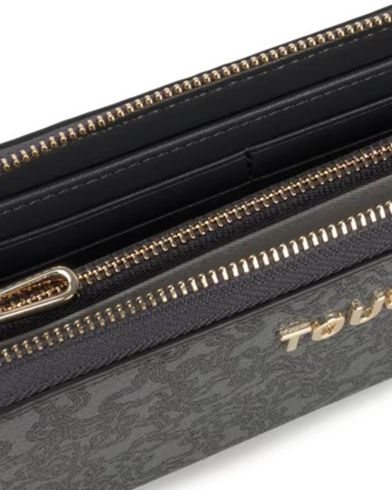 Tous - Billetera M. Kaos Mini Lines Gris Oscuro