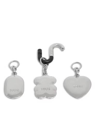Tous - Pack Llaveros Hold Colgantes Plateado