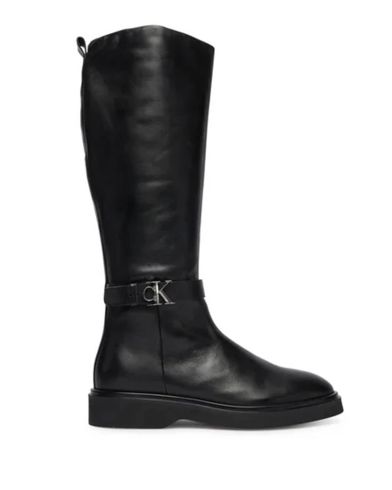 Calvin Klein - Knee Boot W/ Metal Logo  