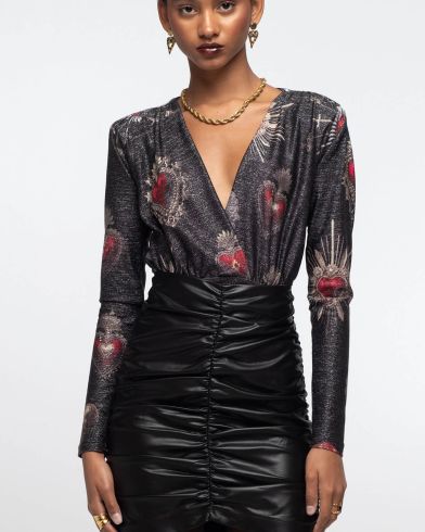 Peace And Chaos - Ebony Mini Skirt