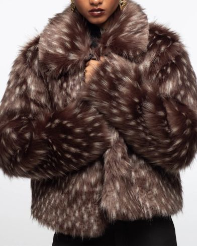 Peace And Chaos - Lavish Eco Fur Coat