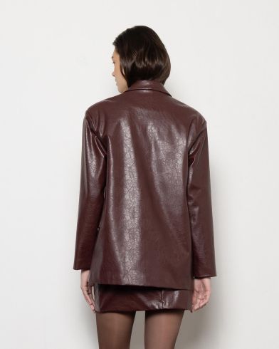 Mallory The label - Harlow Oversized Blazer Leather 
