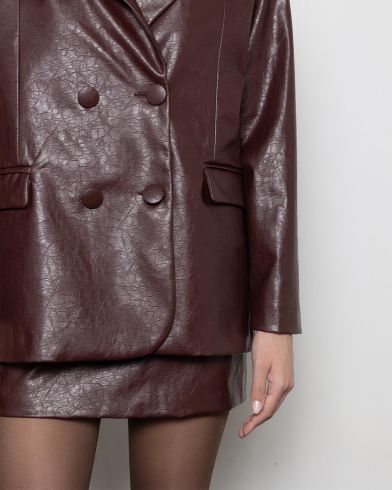 Mallory The label - Harlow Oversized Blazer Leather 